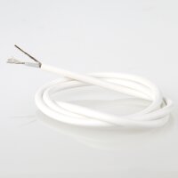 Niedervolt Silikon-Leuchtenkabel weiß 2x0,50...