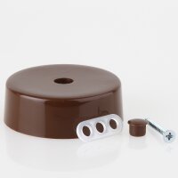 Lampen Verteiler-Baldachin-Set – Kunststoff braun,...