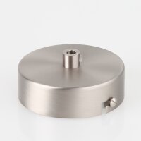 Lampen Metall Baldachin 80x25mm edelstahloptik für 1...