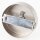 Lampen Metall Baldachin 80x25mm edelstahloptik für 1 Lampenpendel mit  Zugentlaster