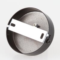 Lampen Metall Baldachin 80x25mm schwarz für 1...