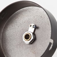Lampen Metall Baldachin 80x25mm schwarz für 1 Lampenpendel mit Zugentlaster