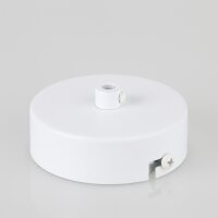 Lampen Metall Baldachin 80x25mm weiss für 1...