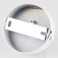Lampen Metall Baldachin 80x25mm weiss für 1...