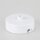 Lampen Metall Baldachin 80x25mm weiss für 1 Lampenpendel mit Zugentlaster