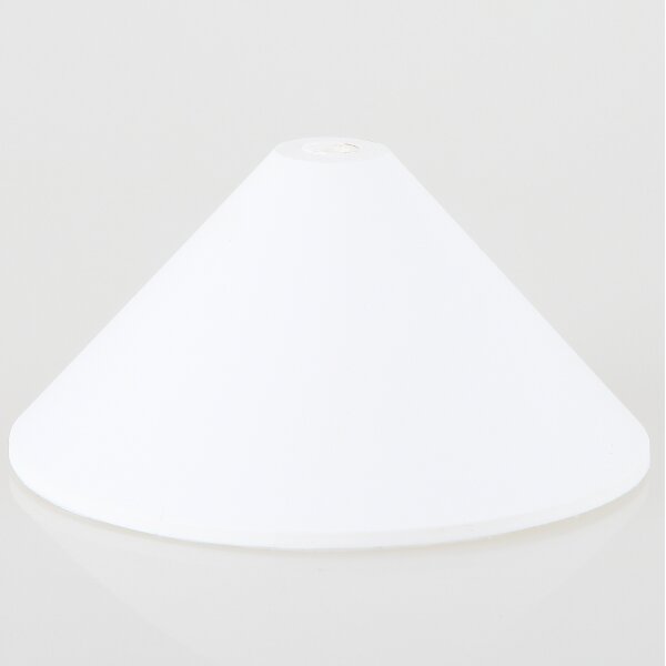 Lampen Baldachin Pyramidenform – Kunststoff weiß, 118 × 57 mm