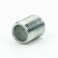 M13x1 Lampen-Gewinderohr Metall verzinkt – 15 mm...
