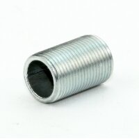 M13x1 Lampen-Gewinderohr Metall verzinkt – 20 mm...