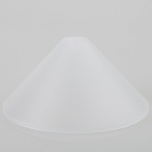 Lampen Baldachin Pyramidenform – Kunststoff transparent, 118 × 57 mm