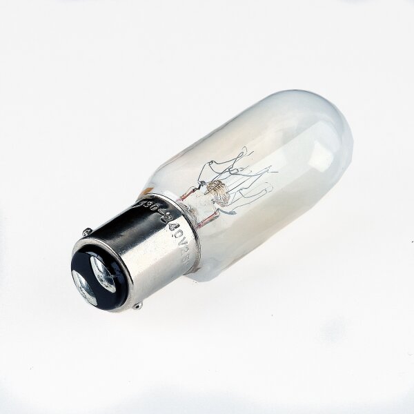 BA15D Backofenlampe 25W/240V  Länge 60 mm