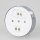Lampen Abzweig-Baldachin 72 × 22 mm Metall verchromt poliert mit Zierkappe