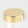 Lampen Abzweig-Baldachin 72 × 22 mm Metall messing poliert mit Zierkappe