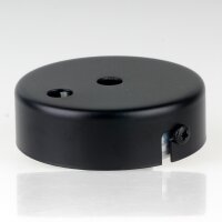 Lampen Zier-Baldachin Metall schwarz Ø 80 mm...
