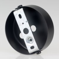 Lampen Zier-Baldachin Metall schwarz Ø 80 mm...