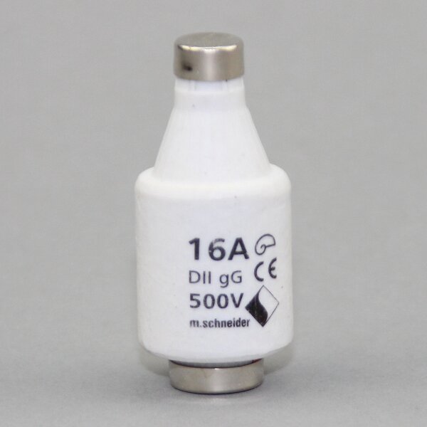 Diazed Sicherungseinsatz DII 16A 500V – Schmelzeinsatz gL – 10 Stück