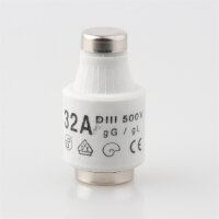 Diazed Sicherungseinsatz DIII 32A 500V –...