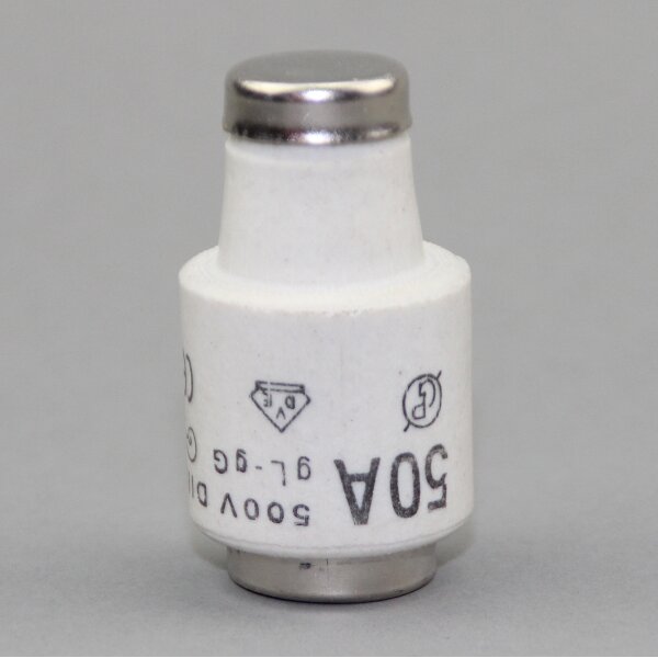 Diazed Sicherungseinsatz DIII 50A 500V – Schmelzeinsatz gL – 10 Stück