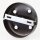 Lampen Zier-Baldachin Metall schwarz 100x25 mm für 5 Lampenpendel