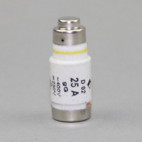 Neozed Schmelzeinsatz D02 25A gelb – 10 Stück