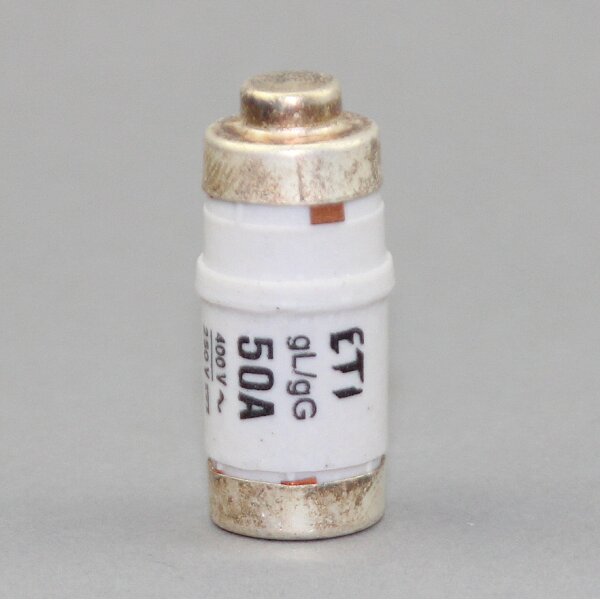 Neozed Schmelzeinsatz D02 50A weiß – 10 Stück