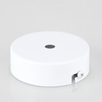 Lampen Metall Baldachin 80x25mm weiss  für 1...
