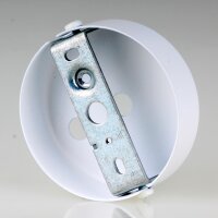 Lampen Zier-Baldachin Metall weiß Ø 80 mm...