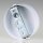 Lampen Zier-Baldachin Metall weiß Ø 80 mm für 2 Lampenpendel