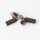 Kohlebürsten / Motorkohlen 5x5x14 mm mit Feder und Anschlussfahne – 2 Stück