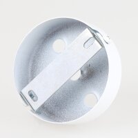 Lampen Zier-Baldachin Metall weiß Ø 80 mm...