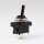 Lampen Einbau-Kippschalter M12 – 1-polig, AUS, 6A/250V, Flachstecker 4,8 mm, schwarz