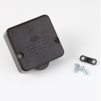 Einbau-Truhentaster schwarz – 1-polig, 230V/2A, mit...