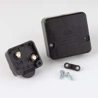Einbau-Truhentaster schwarz – 1-polig, 230V/2A, mit...