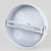 Lampen Zier-Baldachin Metall weiß 100x25 mm...
