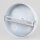 Lampen Zier-Baldachin Metall weiß 100x25 mm für 5 Lampenpendel