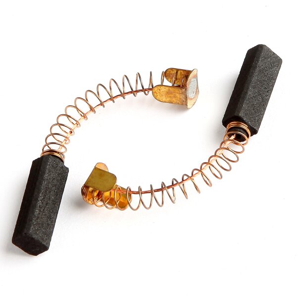 Kohlebürsten für SSW-Rapid Staubsauger (K288) – 5×6×20 mm, mit Feder, Kabel & Teller (1 Paar)
