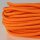 Textilkabel Stoffkabel orange 3-adrig 3x0,75 Zug-Pendelleitung S03RT-F 3G0,75