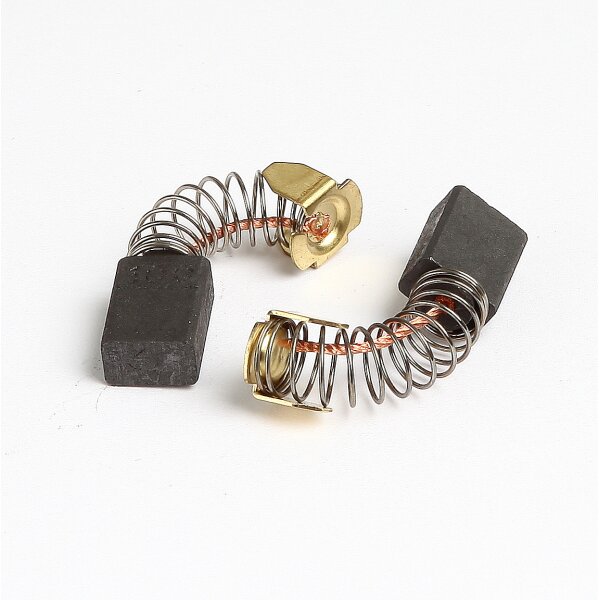 Kohlebürsten für Bohrmaschine – 6×10×15 mm, mit Feder & Kabel CB100 (1 Paar)