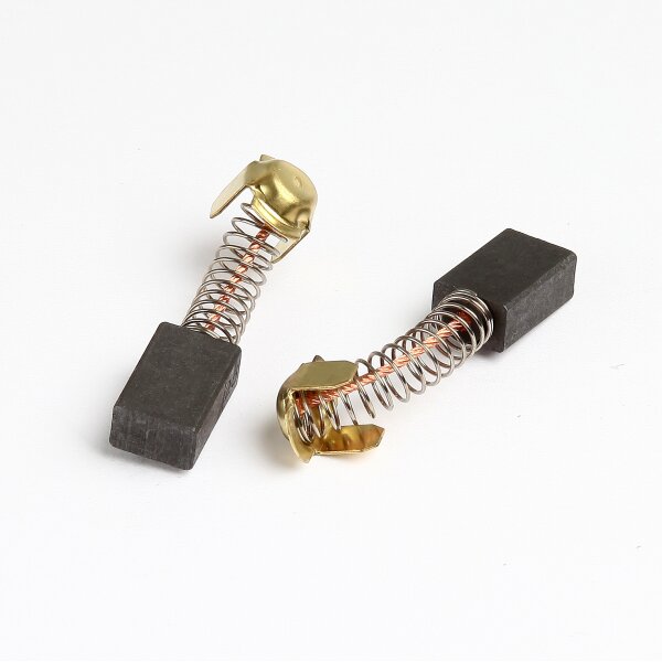 Kohlebürsten für Bohrmaschine – 7×11×17 mm, mit Feder & Kabel 999025 (1 Paar)