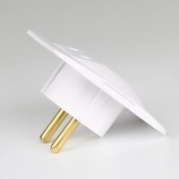 Kopp Schutzkontaktstecker-Adapter 3-fach, superflach,...