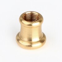 Ziermuffe 18x18 mm Messing – Lampen- und...