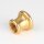 Reduzier-Ziermuffe 25x21 mm Messing – Lampen- und Leuchtenzubehör, M13x1 auf M10x1, roh unbehandelt