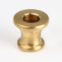 Ziermuffe 22x20 mm Messing – Lampen- und...