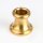 Ziermuffe 22x20 mm Messing – Lampen- und Leuchtenzubehör, 10,5 mm Bohrung, roh unbehandelt