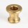 Ziermuffe 22x20 mm Messing – Lampen- und Leuchtenzubehör, 10,5 mm Bohrung, roh unbehandelt