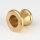 Ziermuffe 25x21 mm Messing – Lampen- und Leuchtenzubehör, 13,5 mm Bohrung, roh unbehandelt