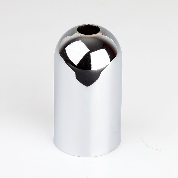 E14 Metall Fassungshülse Zierhülse 31x57 mm chrom poliert