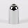 E14 Metall Fassungshülse Zierhülse 31x57 mm chrom poliert