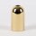 E14 Metall Fassungshülse Zierhülse 31x57 mm Messing poliert