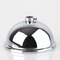 Lampen Baldachin Metall verchromt 80x39 mm Kugelform mit...