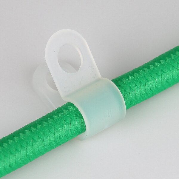 Kabel-Befestigungsschelle 2–5 mm Klemmung – natur – 5 Stück
